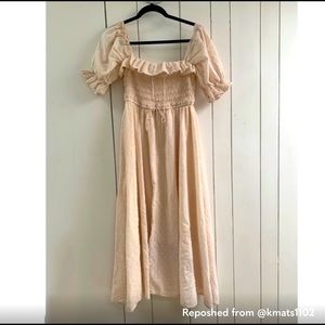 Cotton Smocked Dress similar to Doen Sol